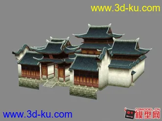 古代建筑模型的图片