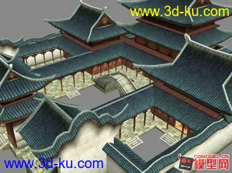 古代建筑模型的图片