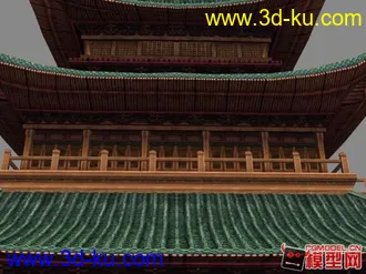 3D打印模型中国古代建筑2的图片