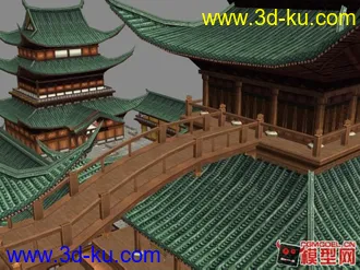 3D打印模型中国古代建筑2的图片