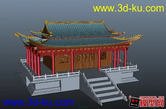3D打印模型中国传统建筑的图片