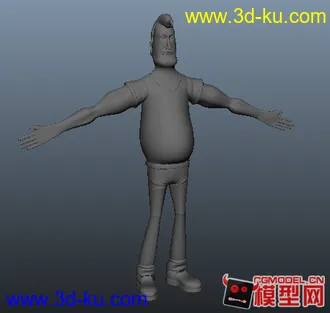 3D打印模型动漫人物    欧美的图片