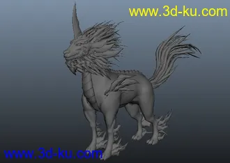 3D打印模型麒麟圣兽的图片
