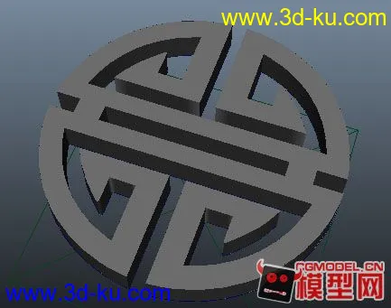 图案maya 3D模型下载的图片1