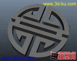 图案maya 3D模型下载的图片