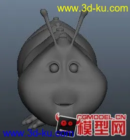 maya毛毛虫卡通模型的图片