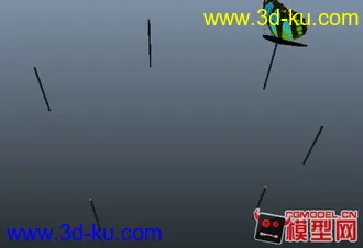 maya蝴蝶飞模型的图片