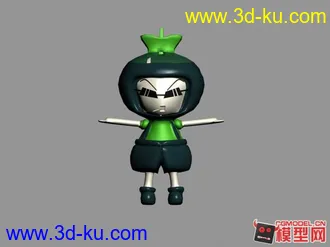 3D打印模型可爱山竹的图片