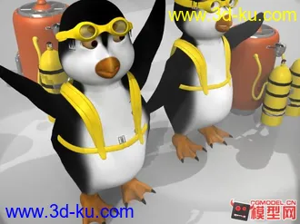 3D打印模型企鹅的图片