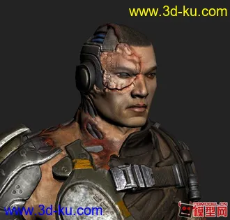3D打印模型子弹风暴三大主角的图片