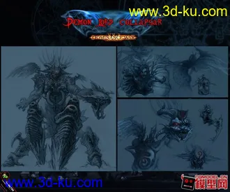 3D打印模型剑灵女性角色的图片