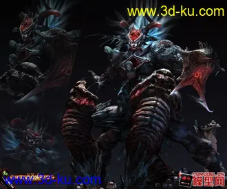 3D打印模型剑灵女性角色的图片