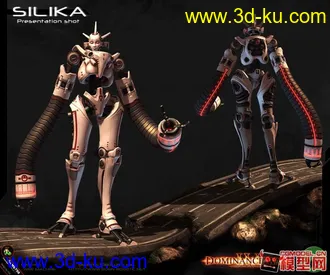 3D打印模型剑灵女性角色的图片