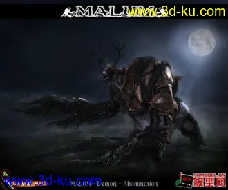 3D打印模型剑灵女性角色的图片