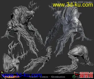 3D打印模型剑灵女性角色的图片