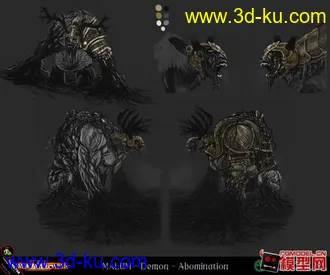 3D打印模型剑灵女性角色的图片