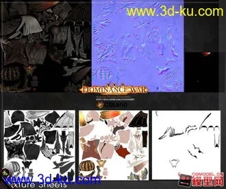 3D打印模型剑灵女性角色的图片