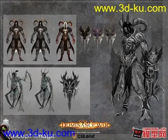3D打印模型剑灵女性角色的图片