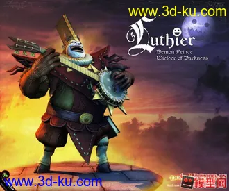 3D打印模型剑灵女性角色的图片