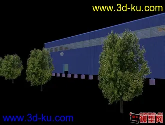 厂房3d模型的图片