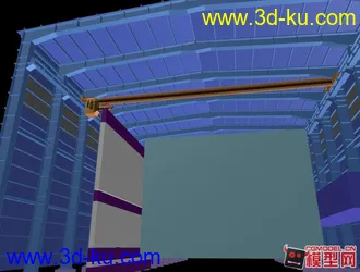 厂房3d模型的图片