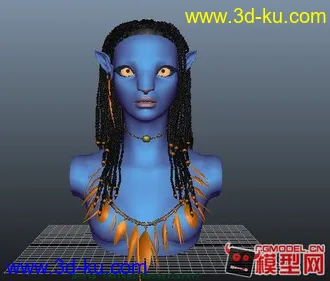 3D打印模型<阿凡达>纳威公主是OBJ文件的的图片