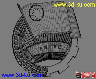 3D打印模型团徽的图片