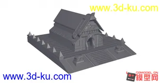 3D打印模型建筑场景的图片