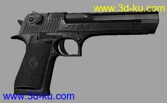3D打印模型新作的一把枪！的图片