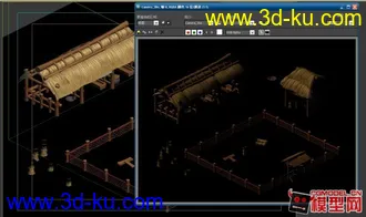 3D打印模型猪圈的图片