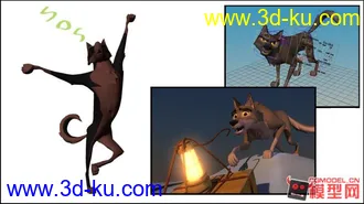3D打印模型小狼来袭的图片