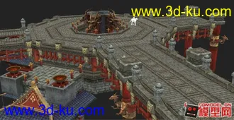 《轩辕传奇》之轩辕城皇屋及其它3D场景模型下载的图片
