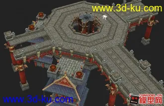 《轩辕传奇》之轩辕城皇屋及其它3D场景模型下载的图片