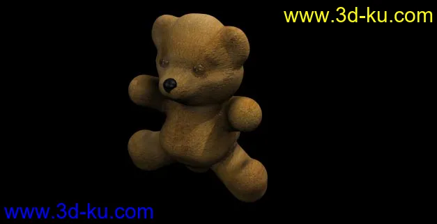 一个玩具小熊模型的图片1