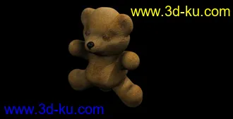3D打印模型一个玩具小熊的图片