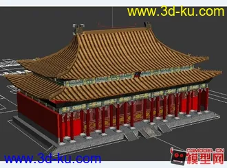 3D打印模型太和楼的图片