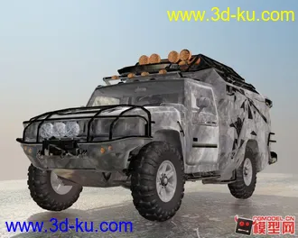 3D打印模型吉普车的图片