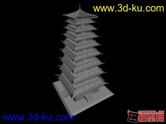 3D打印模型宝塔的图片