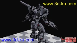 3D打印模型次世代昆虫系战斗型机器人的图片