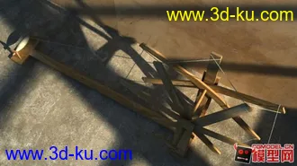 3D打印模型手工时代简易纺线车的图片