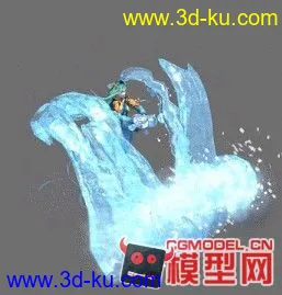 3D打印模型MAX角色动作特效经典之作二十八星宿（水）李瑾_侯一涛的图片