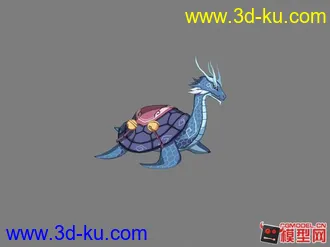 3D打印模型坐骑-蜃龟的图片