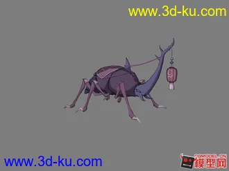 3D打印模型坐骑-独角仙的图片