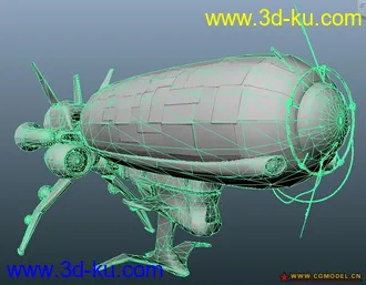 3D打印模型初次做的法线测试_spaceship的图片