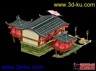 3D打印模型一个卡通可爱的场景，需要的带走了啊~~的图片