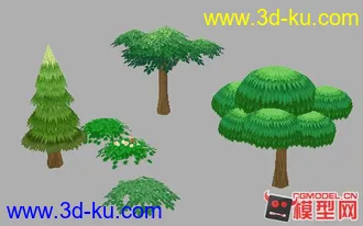 自制Q版树木模型的图片