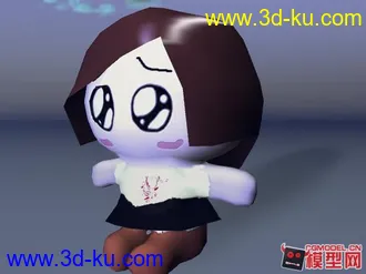 Q版女生模型的图片