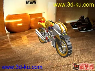 3D打印模型摩托车的图片