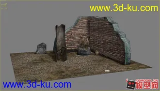 3D打印模型场景部件  亲故们求鸟我！！！！！！的图片