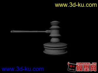 3D打印模型法槌（法锤）的图片